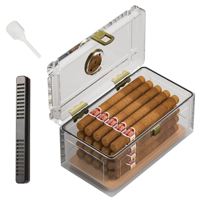 acrylic cigar humidor box wholesale
