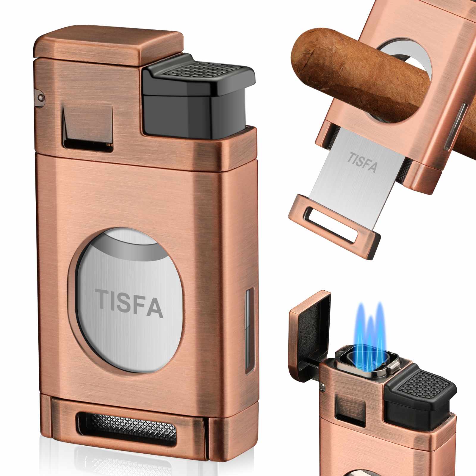 Triple Jet Cigar Torch Lighter