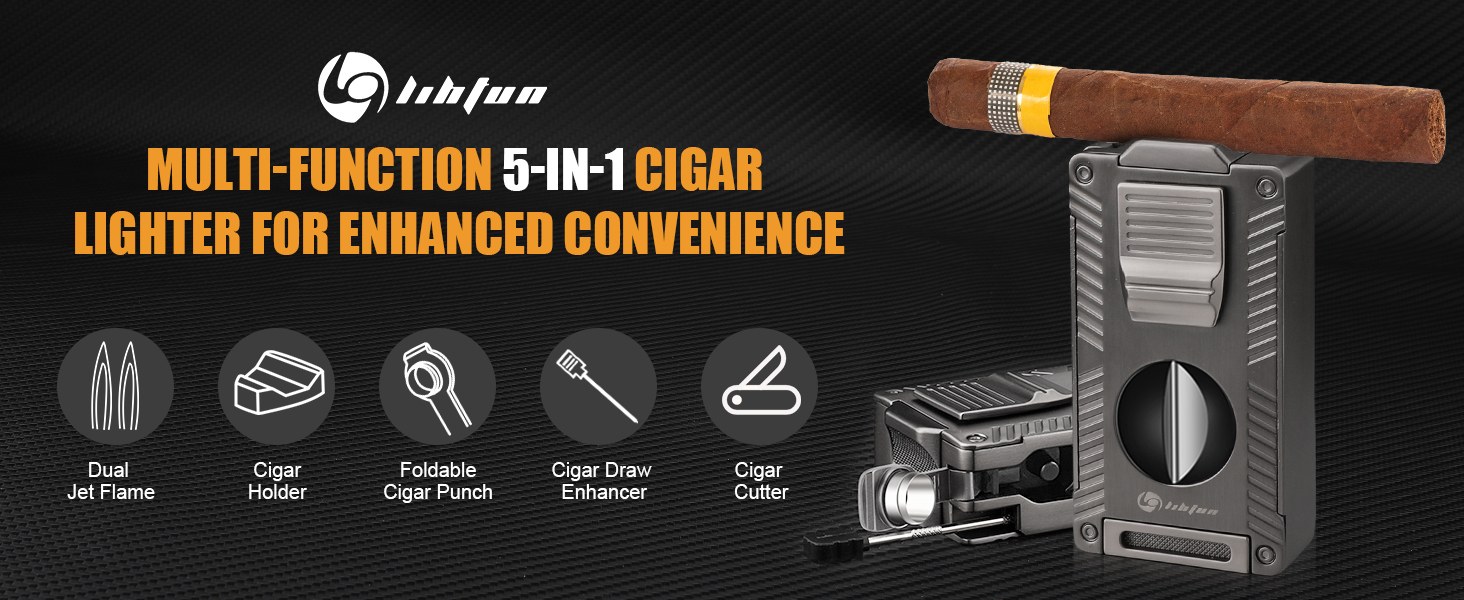 cigar lighter with vcutter